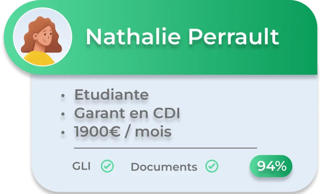 Candidature pour une location étudiante
